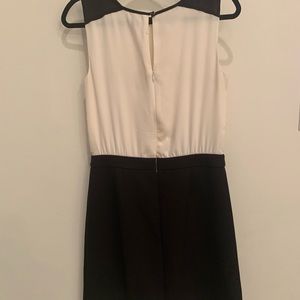 Ann Taylor black and white dress
